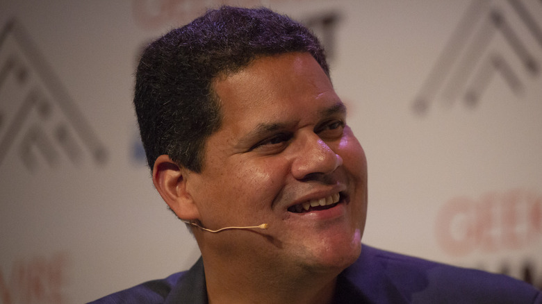 Reggie Fils-Aime smiles