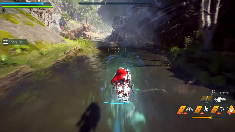 cooling javelin over river