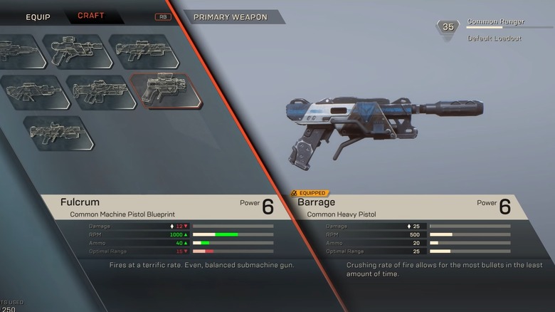 Anthem weapon blueprints