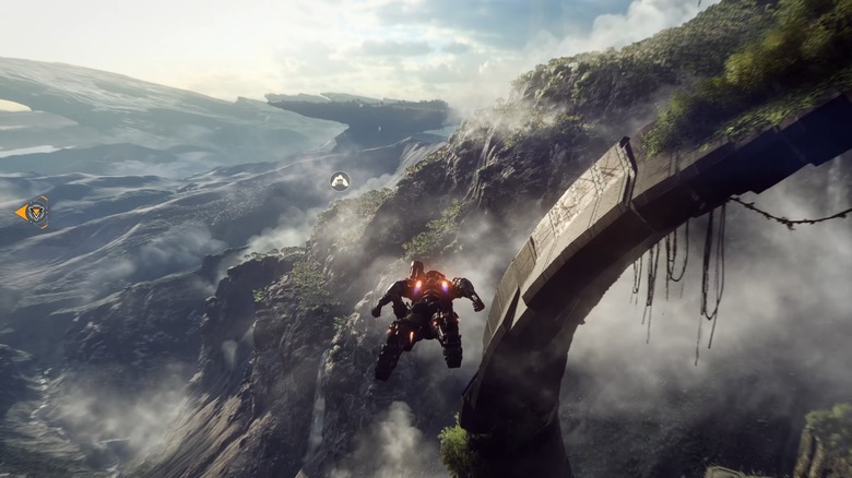 flying in anthem