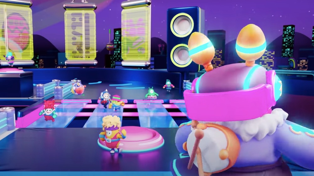 Fall Guys showing off its sci-theme for season 4