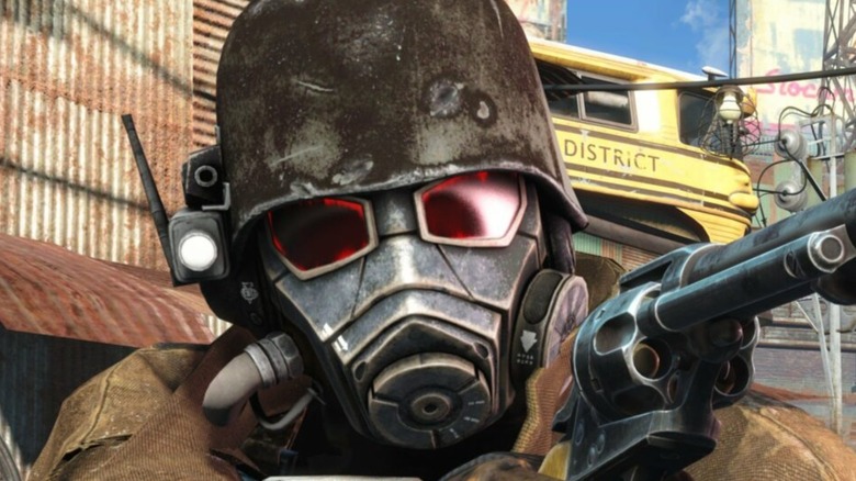 new vegas character gas mask