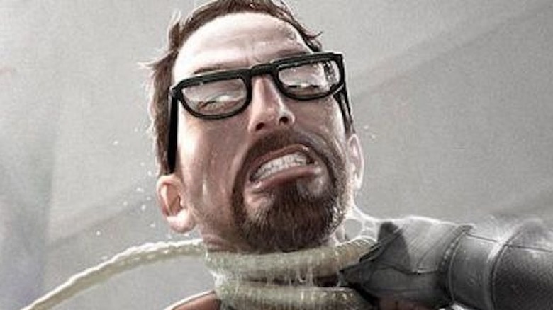 Half-Life Gordon Freeman choking