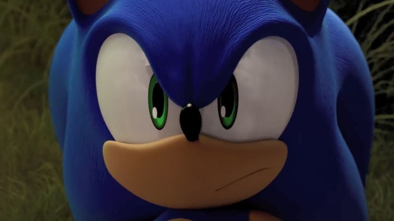 Sonic scowling