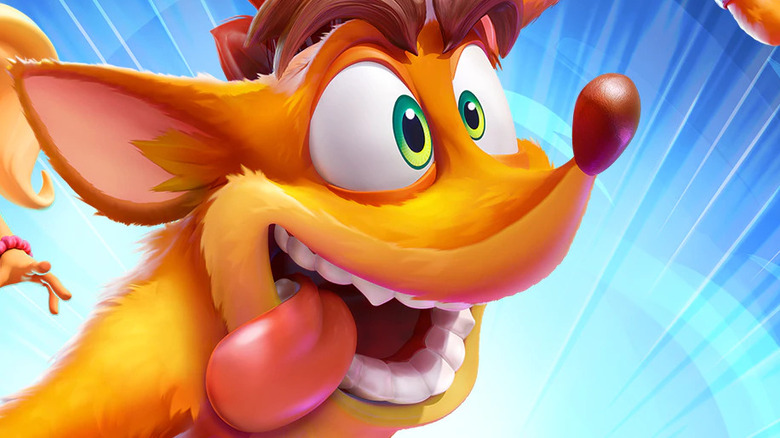 Crash Bandicoot smiling