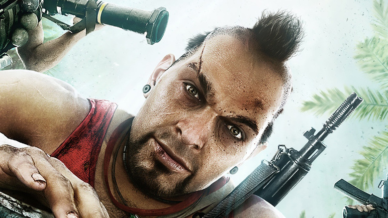 Far Cry 3 Vaas face close up