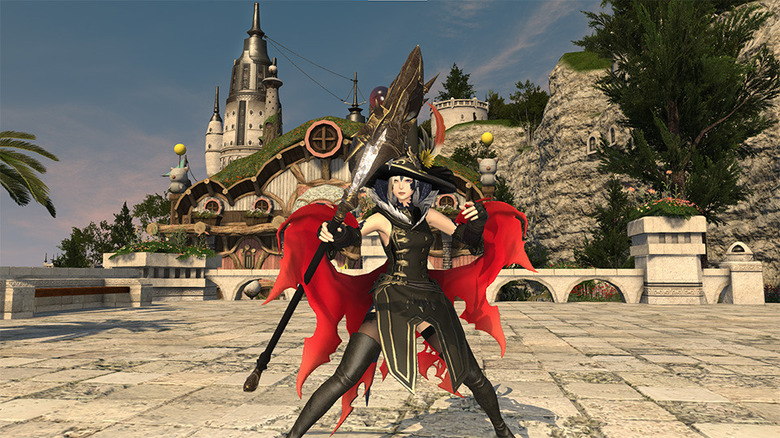 Final Fantasy 14 character in glamour