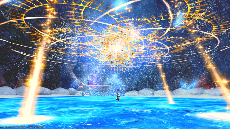 Lalafell Astrologian casting Macrocosmos