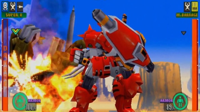 Blodia II blasts Wise Duck in Tech Romancer