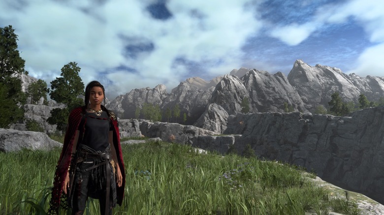 Forspoken Frey and mountains