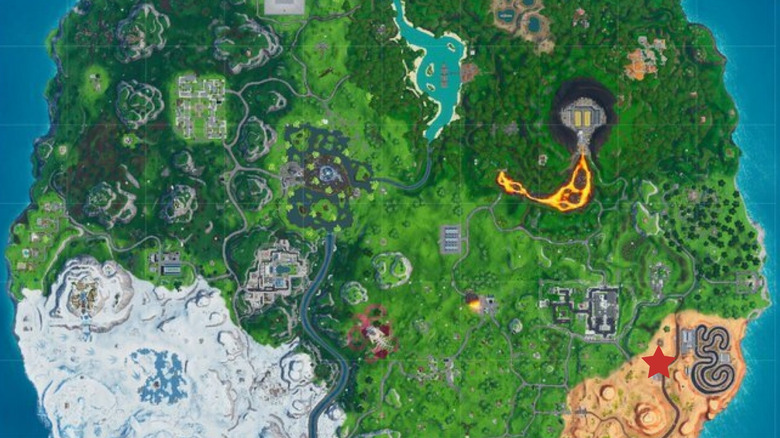 Fortnite Season 10 map Battle Star Week 3