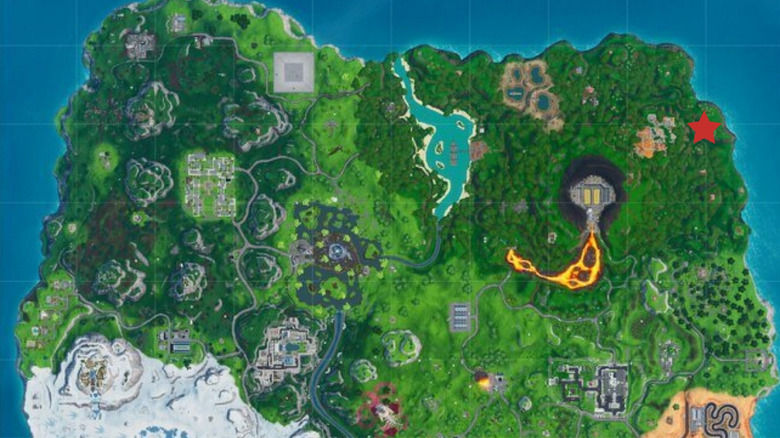 Fortnite Season 10 map Battle Star Week 4