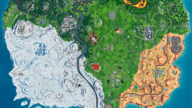 Fortnite Season 10 Week 5 Battle Star map