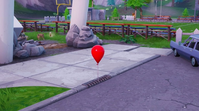 Fortnite red balloon It crossover