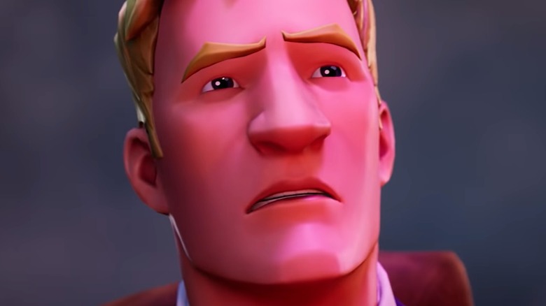 Fortnite Agent Jones looking scared