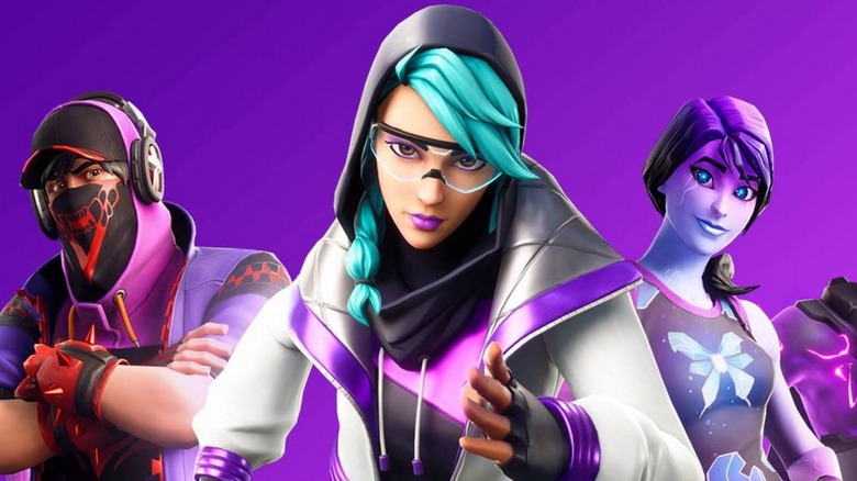 The Fortnite character lineup
