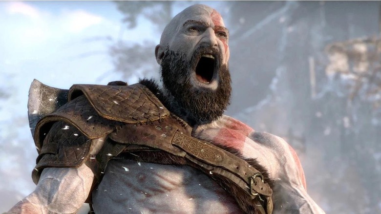 Kratos yelling