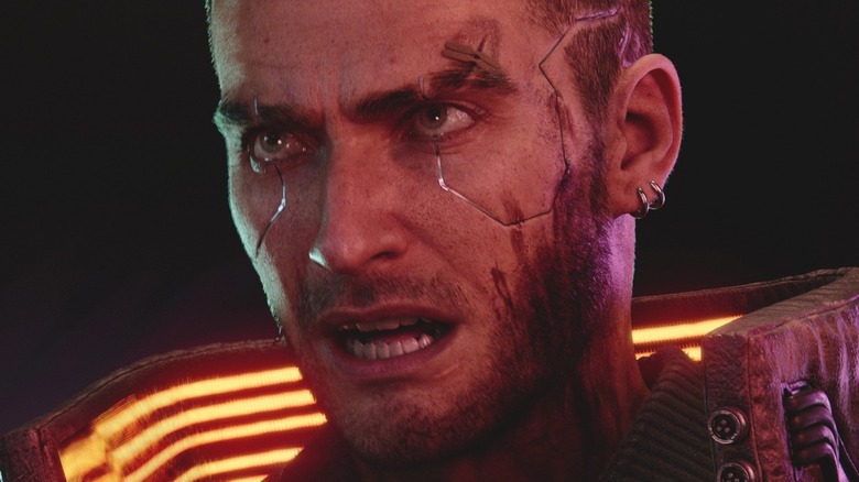 An advertisement for Cyberpunk 2077