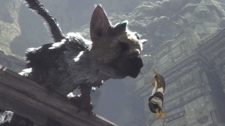 The boy talking to Trico in The Last Guardian