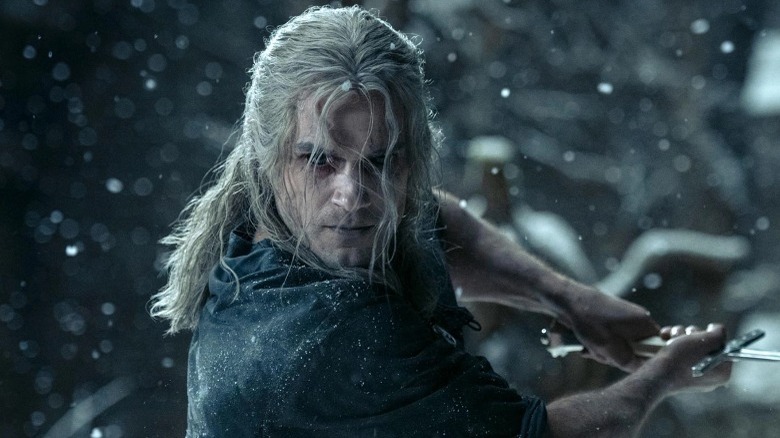 Henry Cavill Geralt fighting