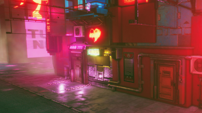 Neon street