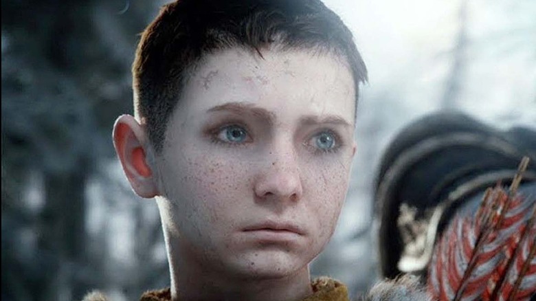 Atreus staring