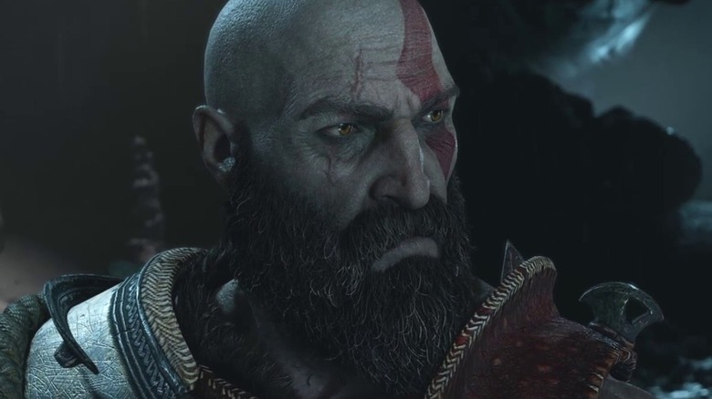 Kratos looking to the side