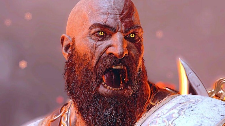 Kratos eyes glow