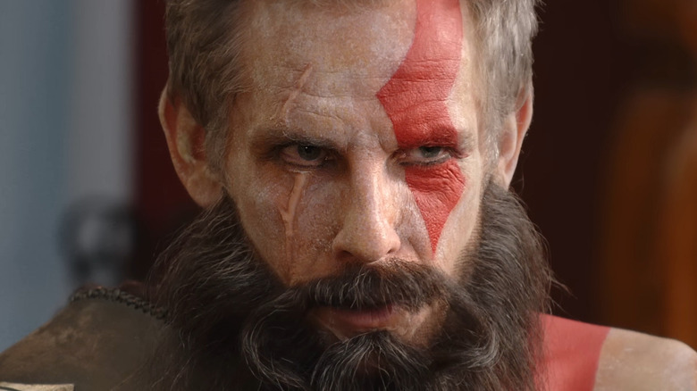 God of War Ragnarök Ad Stars Ben Stiller as Kratos