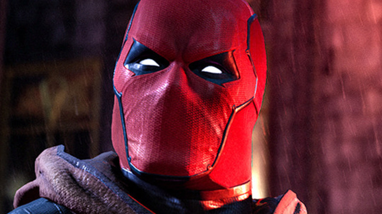 Gotham Knights Red Hood face close up