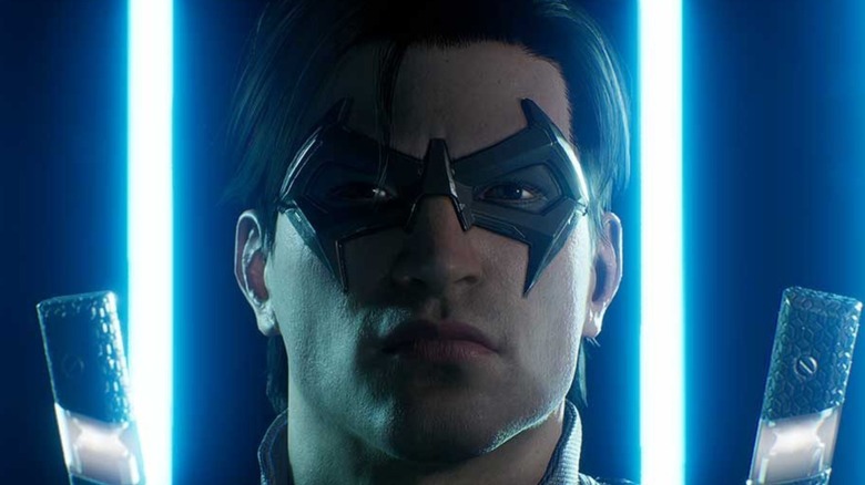 Nightwing staring ominously