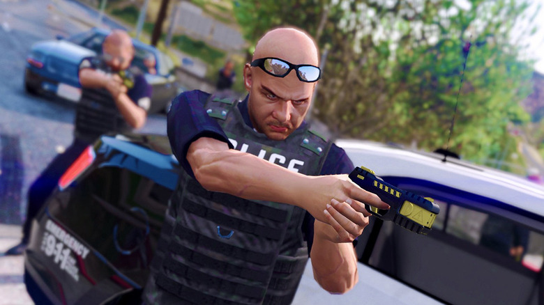 GTA police taser