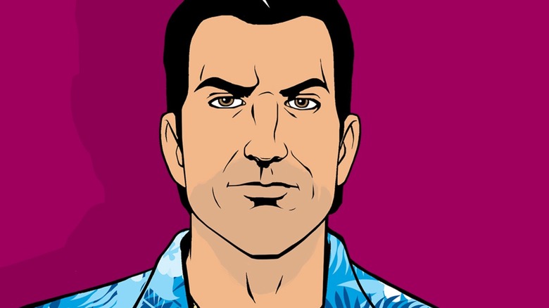 Grand Theft Auto Vice City Tommy Vercetti Scowl