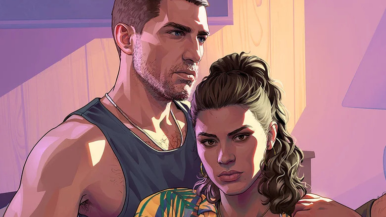 Jason and Lucia looking focused in GTA VI