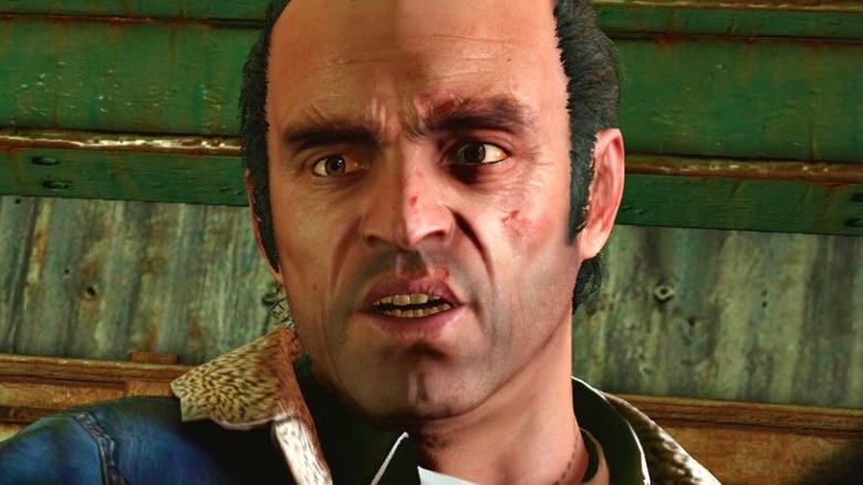 Trevor Philips looking surprised