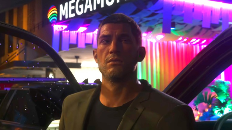 Jason standing in front of Megamundo building
