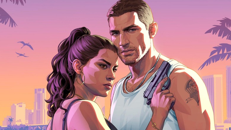 GTA 6 Lucia and Jason art