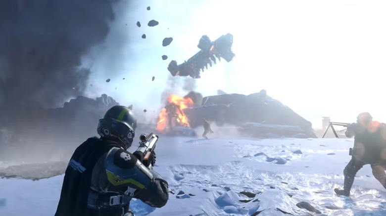 Helldivers on the battlefield