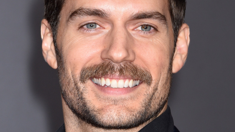 Henry Cavill mustache smile