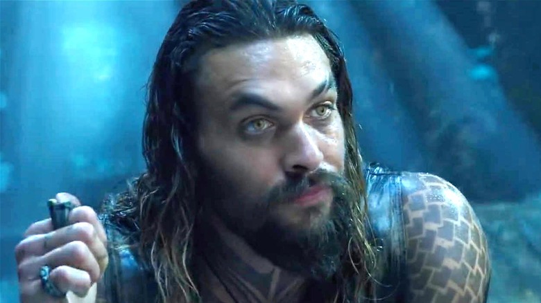 Aquaman looking focused