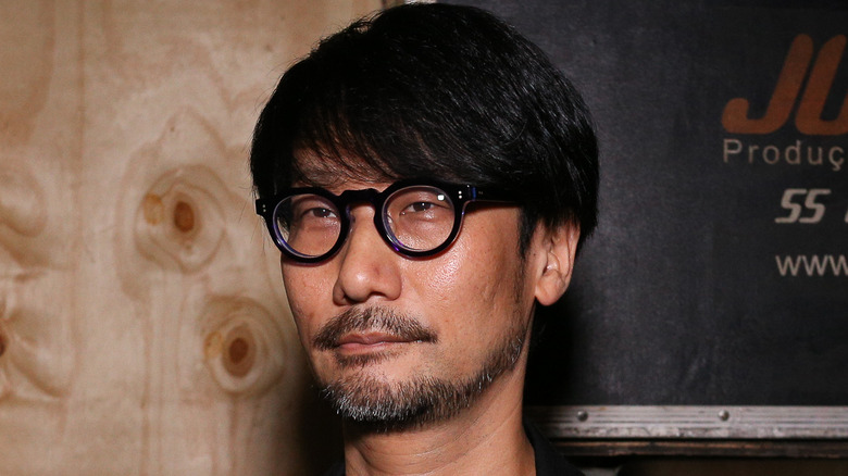 Hideo Kojima vibing close up