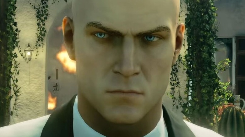 Hitman 3 Agent 47 close up