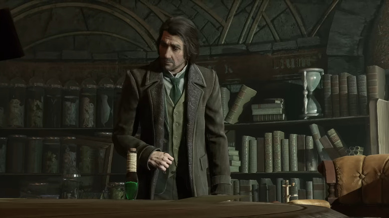 Aesop Sharp at desk