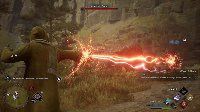 Student fighting Ashwinder Ranger