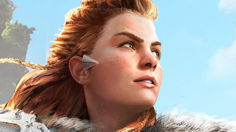 Horizon Forbidden West Aloy Stares Into Danger