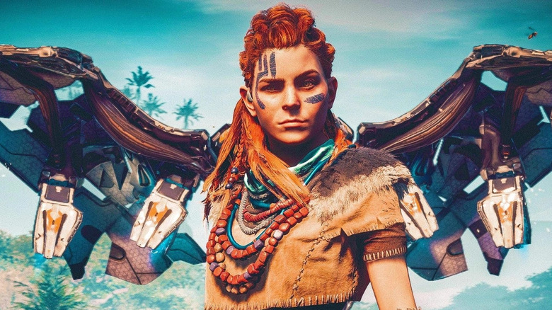 Horizon Zero Dawn Aloy with wings