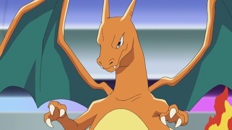 Charizard in arena