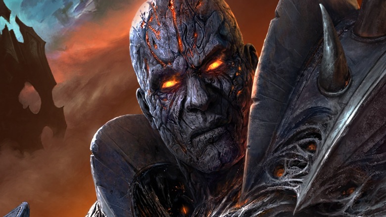 World of Warcraft Molten Face Armor Guy