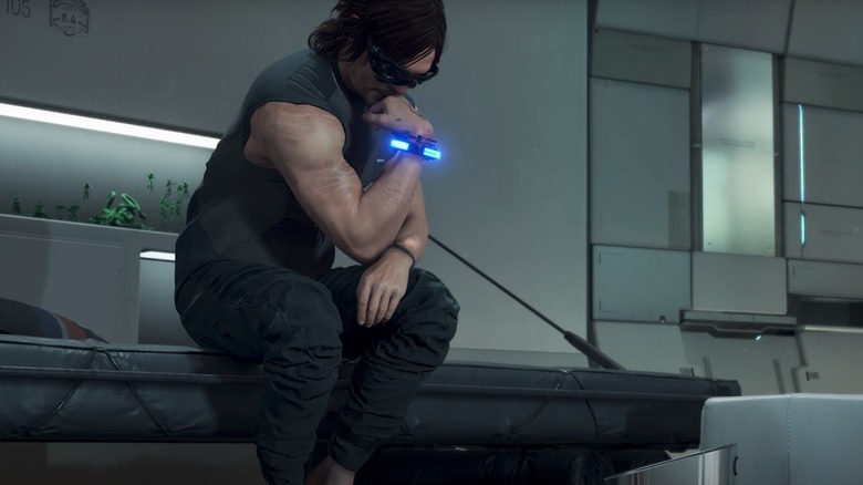 Sam as The Thinker