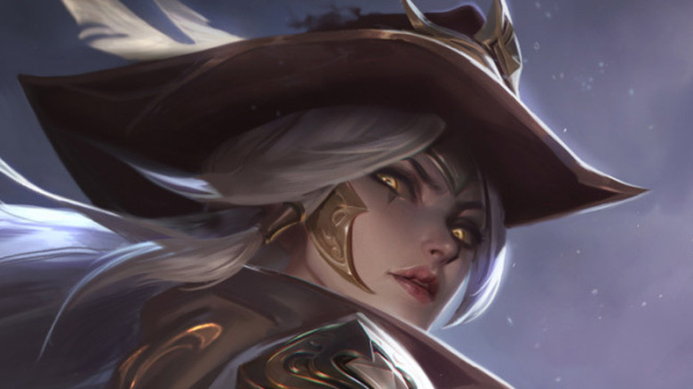 Ashe wearing a hat